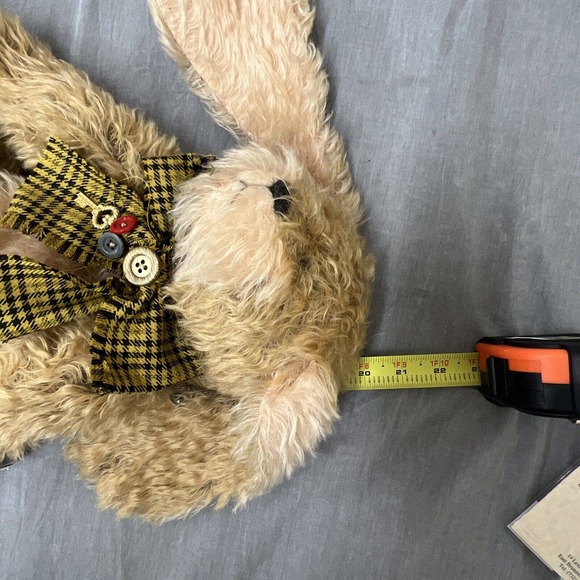 EFFANBEE BEAR ESSENTIALS-DUSTY THE RABBIT-Limited edition 231 OF 750 Pieces RARE - Picture 12 of 14